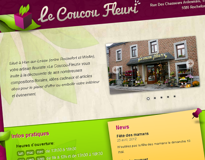 Site web : Le Coucou Fleuri