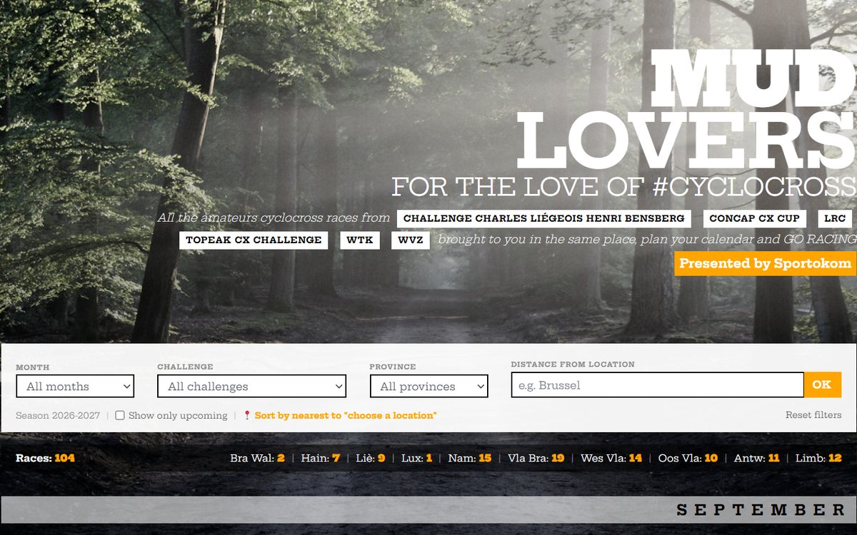 Capture d'écran du site Mud Lovers